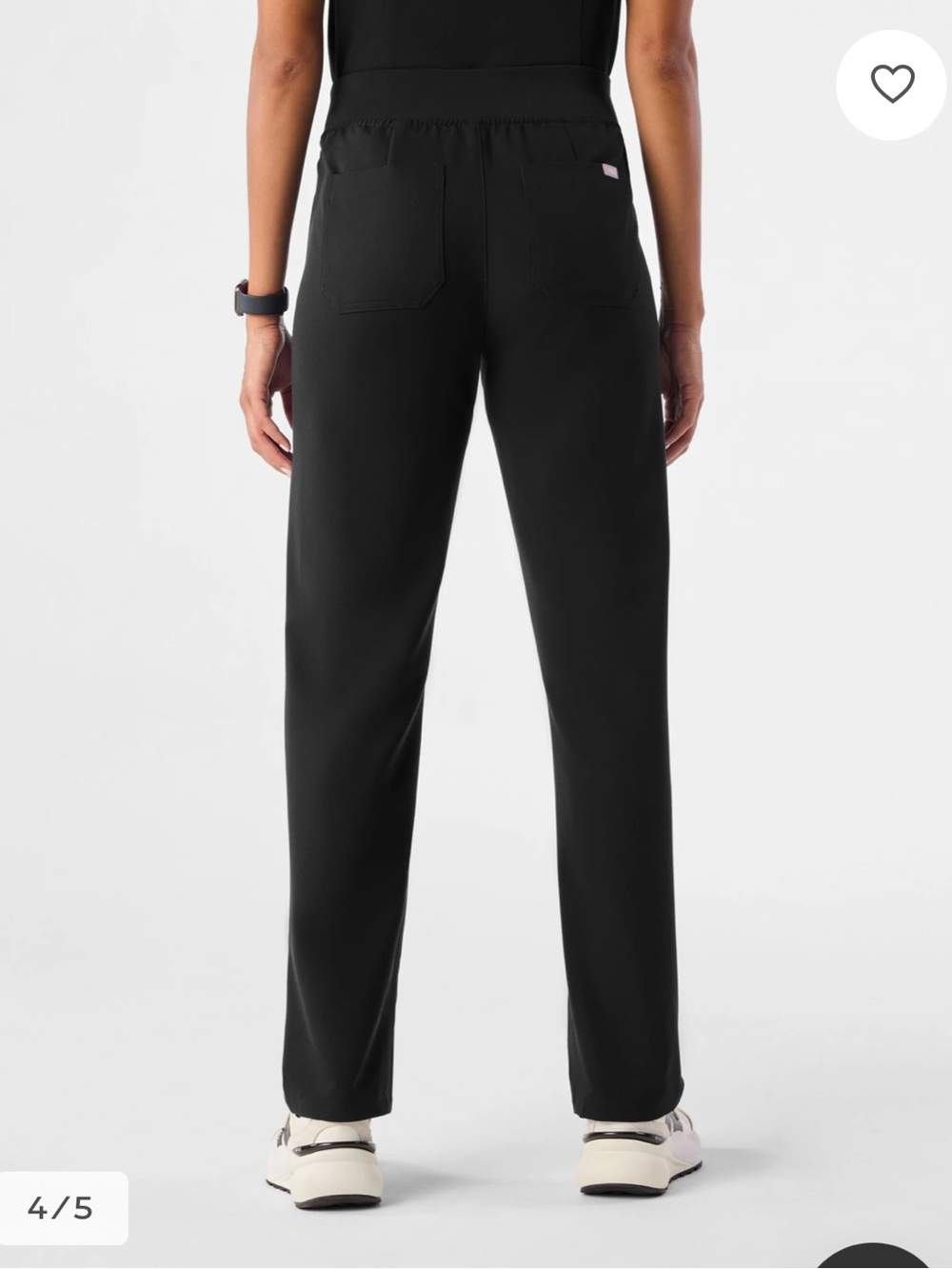 FIGS high rise Livingston pants black PETITE XS - Picture 3 of 4